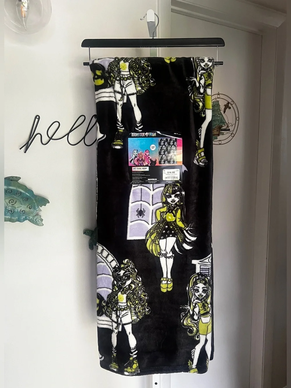 NEW Monster High Halloween Throw Blanket 50”x70” 2026 VIRAL